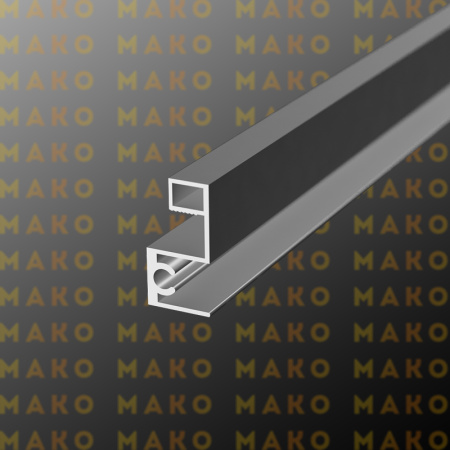 Профиль горизонтальный верхний MS213 Серебро (A00)